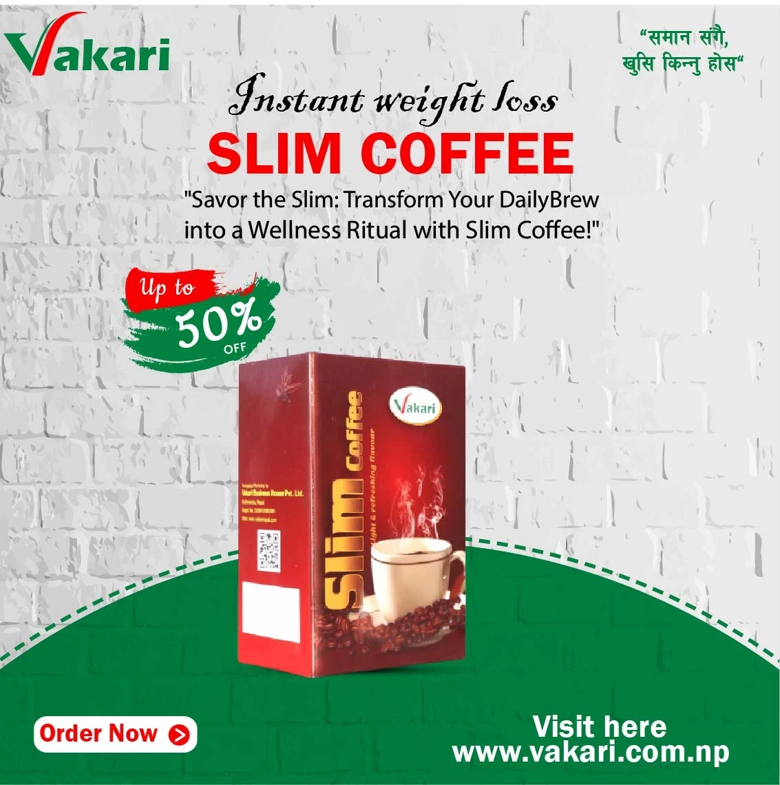 Slim Coffee Best Silming Coffee 100gm#Genuinue